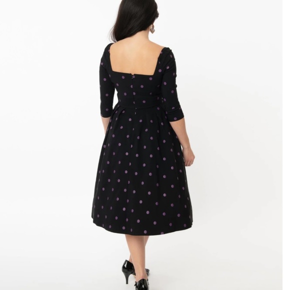 Polka dots swing dress - Picture 3 of 3